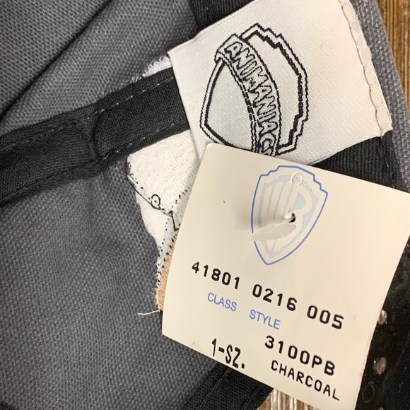 VINTAGE 90s Pinky and the Brain Animaniacs Hat NWT - Picture 15 of 16